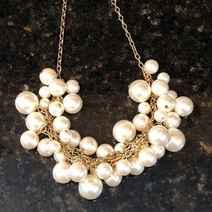 Gold & Pearl Bauble Necklace